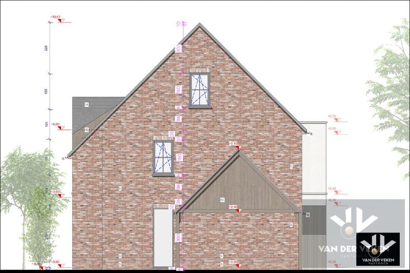 Moderne halfopen nieuwbouwwoning met 4 slaapkamers en 2 badkamers met carport - foto 5