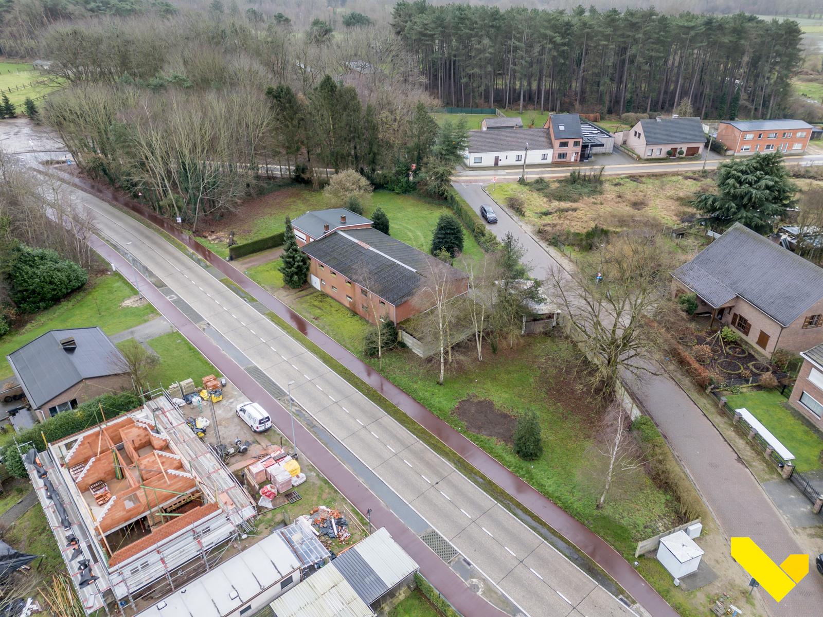 Projectgrond voor het bouwen van 2 woningen open bebouwing. - foto 3