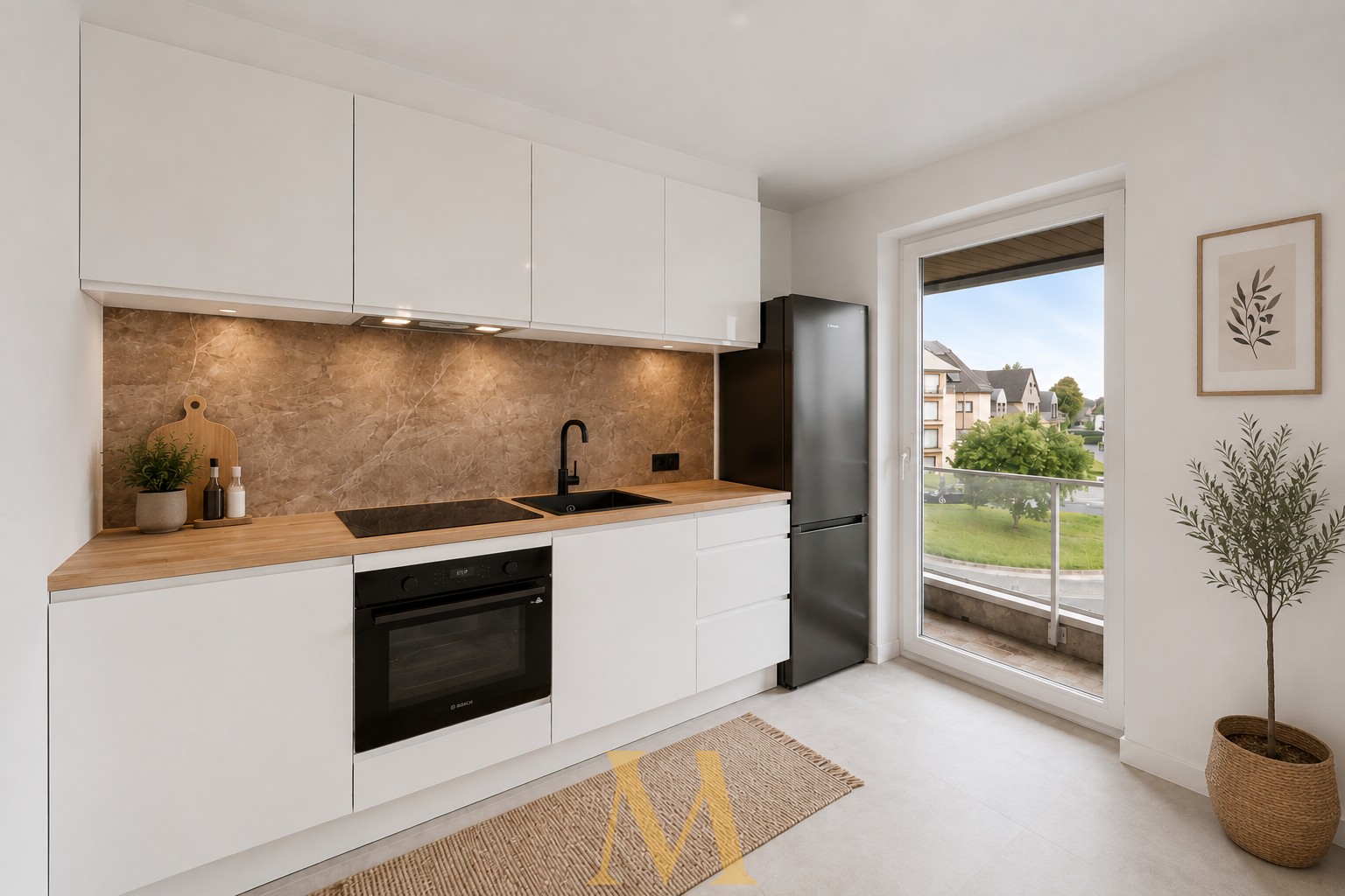 Recent vernieuwd hoekappartement met 2 slaapkamers en 2 terrassen - foto 4