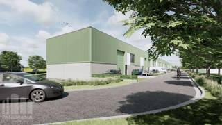 Nieuwbouw KMO-unit te koop met een oppervlakte van 156 m² en 2 privatieve parkeerplaatsen.<br />De lood maakt deel uit van de nieuwe KMO-ontwikkeling 'DE RIDDER' bestaat uit 22 KMO-units met oppervlaktes tussen 150 m² en 268 m² (eventueel samen te voegen tot grotere entiteiten), gelegen langs een nieuw aan te leggen openbare weg, op 15 minuten van de E17.<br /><br />De casco magazijnruimtes (brandklasse C) zijn opgebouwd uit een duurzame beton- of staalstructuur met geïsoleerde sandwichpanelen met afwerkingspaneel en zijn toegankelijk via een automatische<strong> sectionale poort van 5,5m H x 4m B</strong> en een aparte toegangsdeur, alsook is er een <strong>mogelijkheid tot keuze van extra raampartijen in de voorgevel</strong>. Bijkomend zijn de magazijnen, met een <strong>vrije hoogte van 6,3 meter</strong>, uitgerust met een lichtstraat en een duurzame betonvloer. <br /><br />De nutsvoorzieningen komen individueel binnen in elke unit. Mogelijkheid tot uitbreiding met mezzanine, oppervlaktes op maat bespreekbaar.<br /><br />Ruime parkeer- en manoeuvreerruimte op de site. Per unit zijn er minstens 2 privatieve parkeerplaatsen voorzien.<br />Oplevering voorzien Q1 2027.<br /><br /><strong>Contacteer PANORAMA B2B voor bijkomende (technische) inlichtingen, plannen of een vrijblijvend plaatsbezoek 0460 97 66 66.</strong>