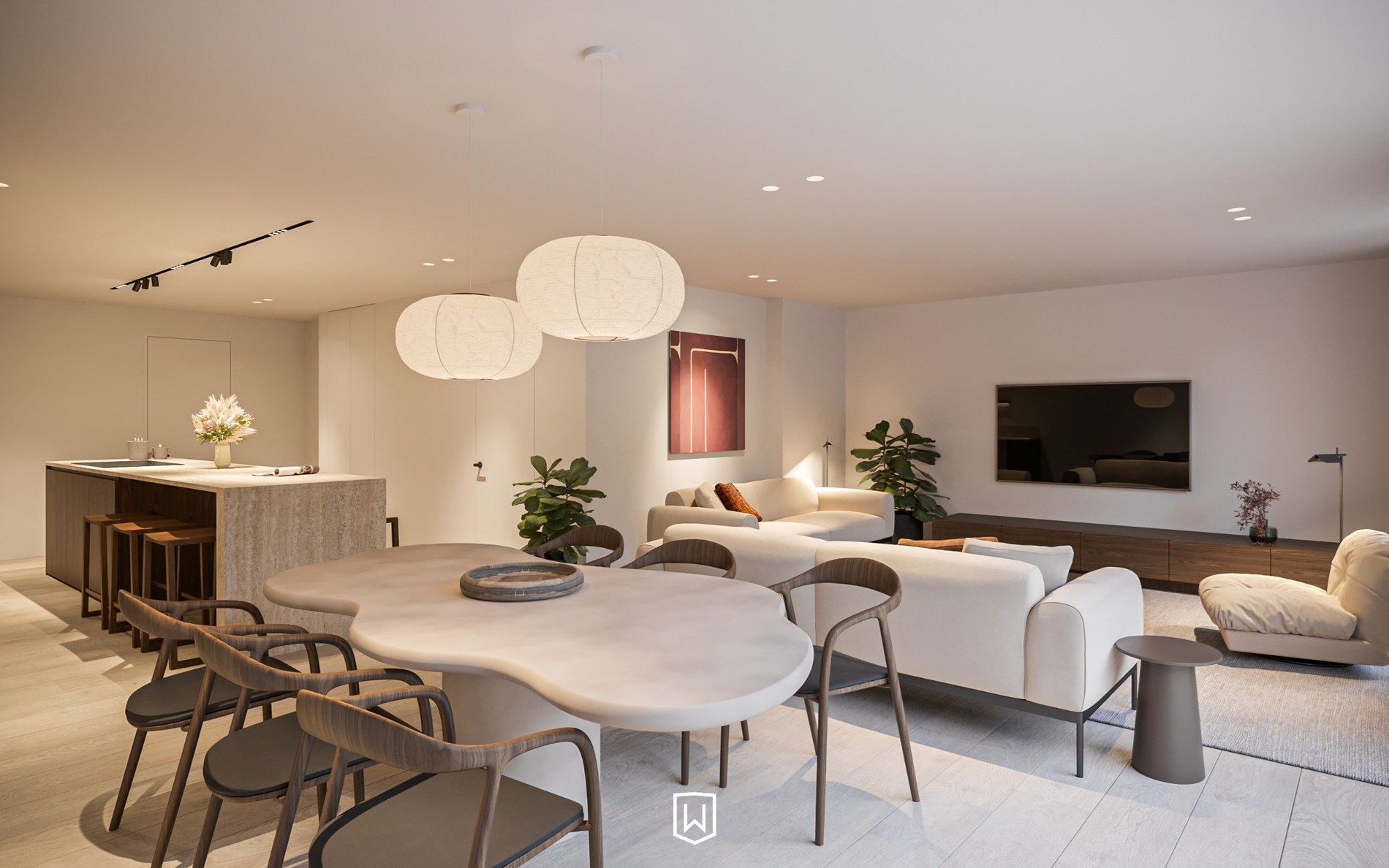 Nieuwbouw gelijkvloers appartement van 113 m² + terrassen - foto 2