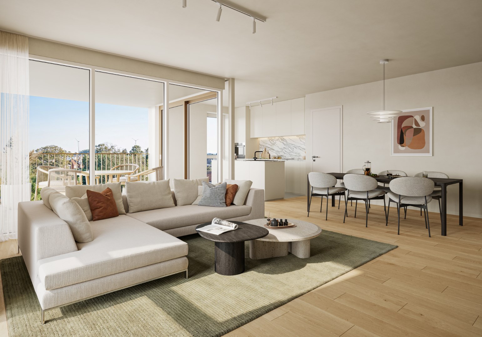 Modern nieuwbouwappartement met 2 slaapkamers en terras in Residentie De Kloostertuin - foto 3