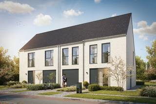 Hectaar bouwt energiezuinige halfopen nieuwbouwwoningen, centraal gelegen nabij kortbij verschillende winkels, het station, scholen, enz. Hier kan je genieten van een groene, omgeving vlakbij winkels, scholen, openbaar vervoer – ideaal voor wie op zoek is naar rust én bereikbaarheid.<br /><br />Bij elke woning krijgt de koper de kans om volledig inspraak te hebben in de inrichting en afwerking van de woning binnenin. In samenspraak met onze betrouwbare partnerleveranciers kies je zelf de materialen en afwerking volgens smaak en budget – zo maak je van deze woning écht jouw thuis.<br /><br /><strong>Indeling van de woning lot 04;</strong><br />Gelijkvloers: Inkomhal met gastentoilet, lichtrijke leefruimte met grote raampartijen en open keuken (44m²), inpandige garage (19,5m²)<br />Verdieping: Nachthal met apart toilet, 3 ruime slaapkamers (16,75m² - 12,45m² - 11,70m²), badkamer met ligbad, inloopdouche en dubbele lavabo (10,95m²)<br />Zolder: Ruime zolder bereikbaar via zolderluik – ideaal als extra berging of hobbyruimte (40m²)<br /><br /><strong>Troeven van deze woningen:</strong><br />Energiezuinig wonen<br />Vloerverwarming op het gelijkvloers<br />Zonnepanelen inbegrepen <br />Regenwaterput van 7.500L aangesloten op toiletten, wasmachine en buitenkraan<br /><br />Wens je een woning op maat, met aandacht voor licht, ruimte en energiezuinigheid? Contacteer ons vandaag nog voor meer informatie of een afspraak op kantoor te Asse.