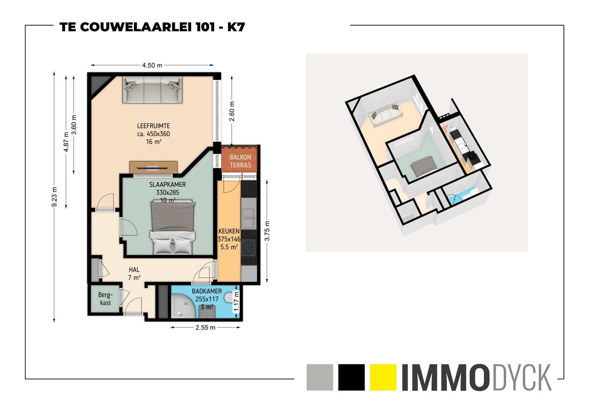 Appartement à vendre à Deurne avec 1 chambre - photo 2