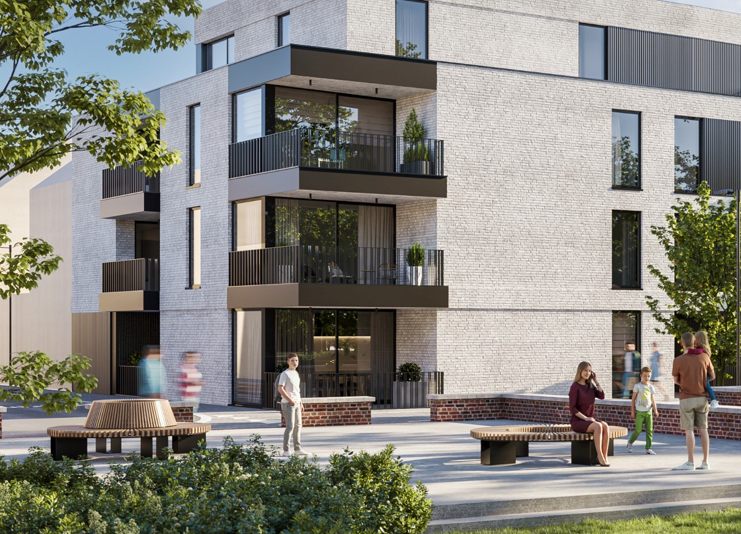 1 slpk appartement van ca. 66,2 m² en een terras van ca. 20,1 m² - foto 4
