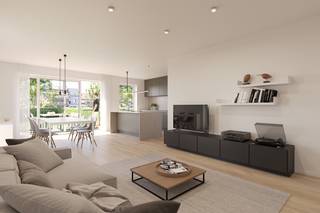 Uiterst energiezuinige woning met de nieuwste technieken (E-peil : -33!). Meer info via de bouwadviseur.<br /><br />Gelijkvloers : bestaande uit een berging (voor eventuele fietsen), ruime inkomhal met apart toilet, een wasruimte met technieken en living met keuken en eiland.<br /><br />Verdieping: master bedroom en twee bijhorende slaapkamers, ingerichte badkamer. Aparte toilet en technische ruimte met aansluiten nachthal.<br /><br />Bespaar fors op je energiefactuur, dankzij doorgedreven isolatiepakket, warmtepomp met vloerverwarming, ventilatiesysyteem D en zonnepanelen, regenwaterput.<br />Deze woning is future proof naar duurzaamheid. Bouwen via de Wet van Breyne met prijsvastheid! <br /><br />Heb je vragen? Contacteer dan je bouwadviseur via 09 280 60 60 of info@durabrik.be. <br /><br />* Afbeeldingen en oppervlaktes zijn indicatief.
