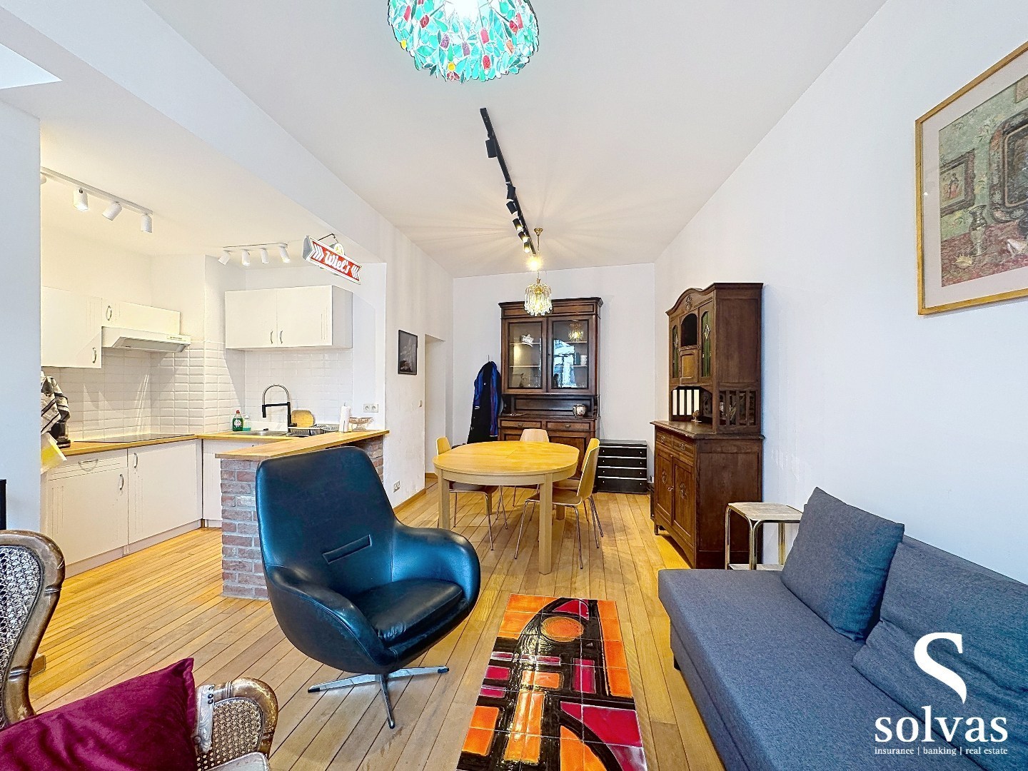 Quartier Dansaert - Appartement meublé d'une chambre à coucher dans un emplacement de choix - photo 4