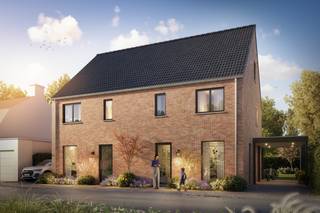 Ontdek deze halfopen nieuwbouwwoning in het charmante Oedelem, waar rustig wonen in het groen perfect samengaat met een uitstekende bereikbaarheid.<br />Dankzij de vlotte verbinding met de E40 sta je in een mum van tijd in Brugge, Aalter, Gent of aan de kust.<br />Deze woning biedt niet alleen comfort, maar ook ruimte om echt thuis te komen. Met drie volwaardige slaapkamers van maar liefst 21,5 m², 15 m² en 14 m² geniet je van alle plaats die je nodig hebt, of het nu voor een gezin, bureau of hobbyruimte is.<br /><br /><strong>Waarom kiezen voor deze woning?</strong>
<ul>
<li>Energiezuinig wonen met een lucht/ water warmtepomp;</li>
<li>3 ruime slaapkamers;</li>
<li>Badkamer uitgerust met dubbel lavabomeubel, bad en douche;</li>
<li>Mogelijkheid tot het plaatsen van een carport;</li>
<li>Vlotte bereikbaarheid via belangrijke invalswegen.</li>
</ul>
Hier woon je in alle rust, met winkels, scholen en voorzieningen dichtbij. Een ideale combinatie van comfort, bereikbaarheid en levenskwaliteit.<br /><br /><strong>Interesse?</strong><br />Neem vandaag nog contact op en ontdek zelf jouw toekomstige thuis in Oedelem.