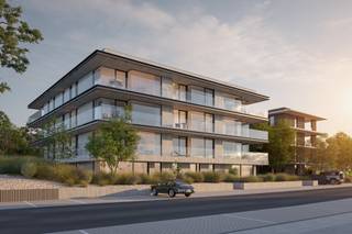 This apartment is part of the new construction project 'Villa Baldesi' in Sint-Idesbald.<br /><br />The sea and dune views, modern architecture, and location are the strengths of this residence.<br /><br />The apartments are equipped with energy-efficient heating, hot water, and ventilation systems that meet EPB standards and ensure a low E-level. Thanks to a geothermal heat pump and underfloor heating, you also enjoy environmentally friendly, even, and comfortable warmth with lower energy costs.<br /><br />The apartment is located on the ground floor.<br /><br />Possibility to purchase a parking space, closed garage, and/or cellar storage in the underground complex.<br /><br />Apartment: 96.6 m²<br />Terrace and garden: 21.7 m²