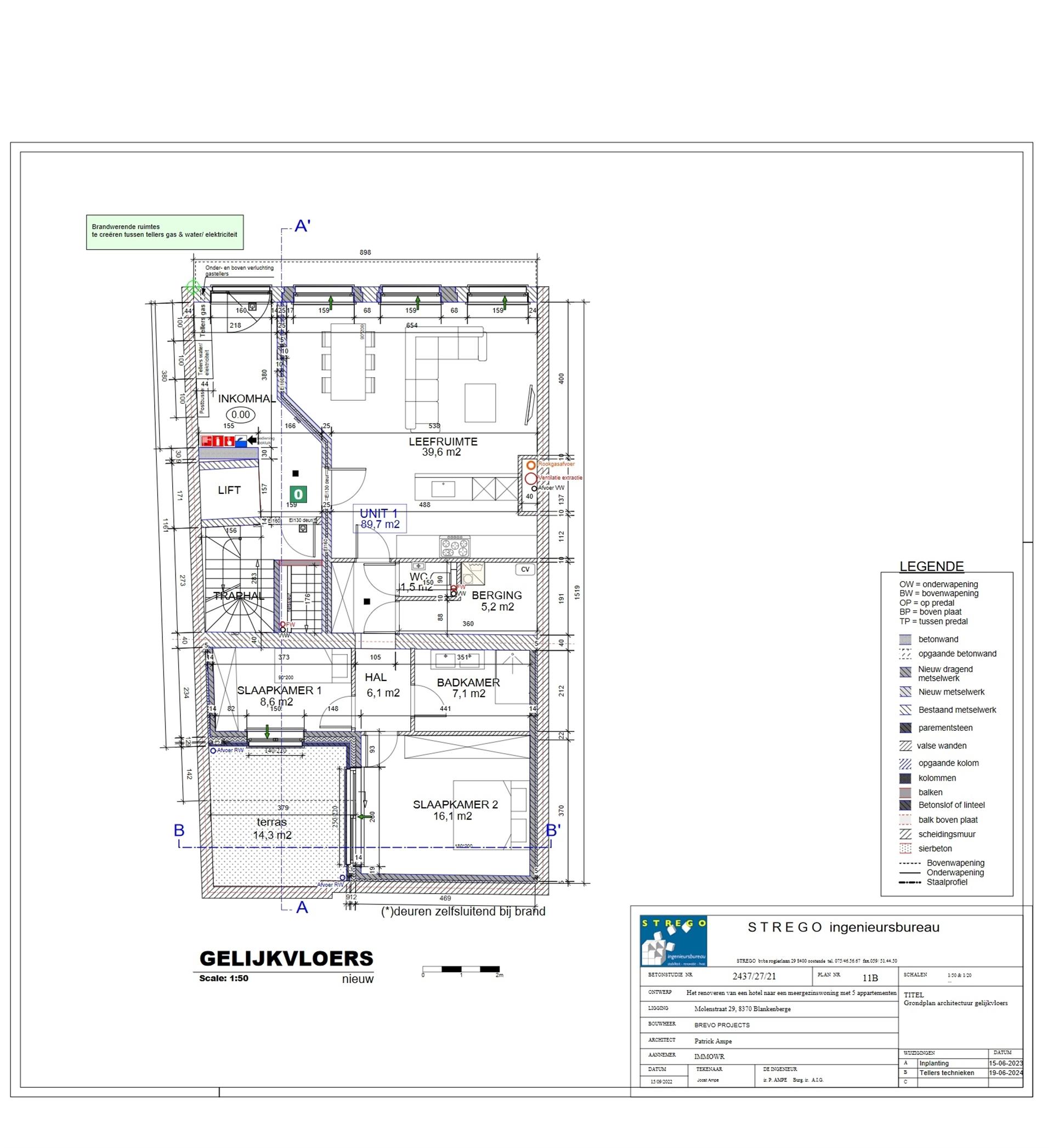 Stijlvol 2 slaapkamerapp. in het hart van Blankenberge
.  - foto 2