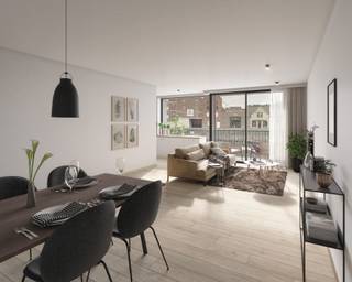 LIGGINGDe nieuwe residentie Hugo Claus is gelegen middenin een nieuwe woonzone, een kwalitatieve leefomgeving voor jong en oud.U geniet er een...