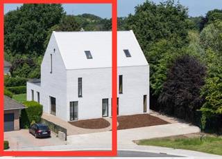 Tijdloze Halfopen BebouwingModerne, energiezuinige en tijdloos afgewerkte halfopen bebouwing.Inkomhal met apart gastentoilet.Grote leefruimte met...