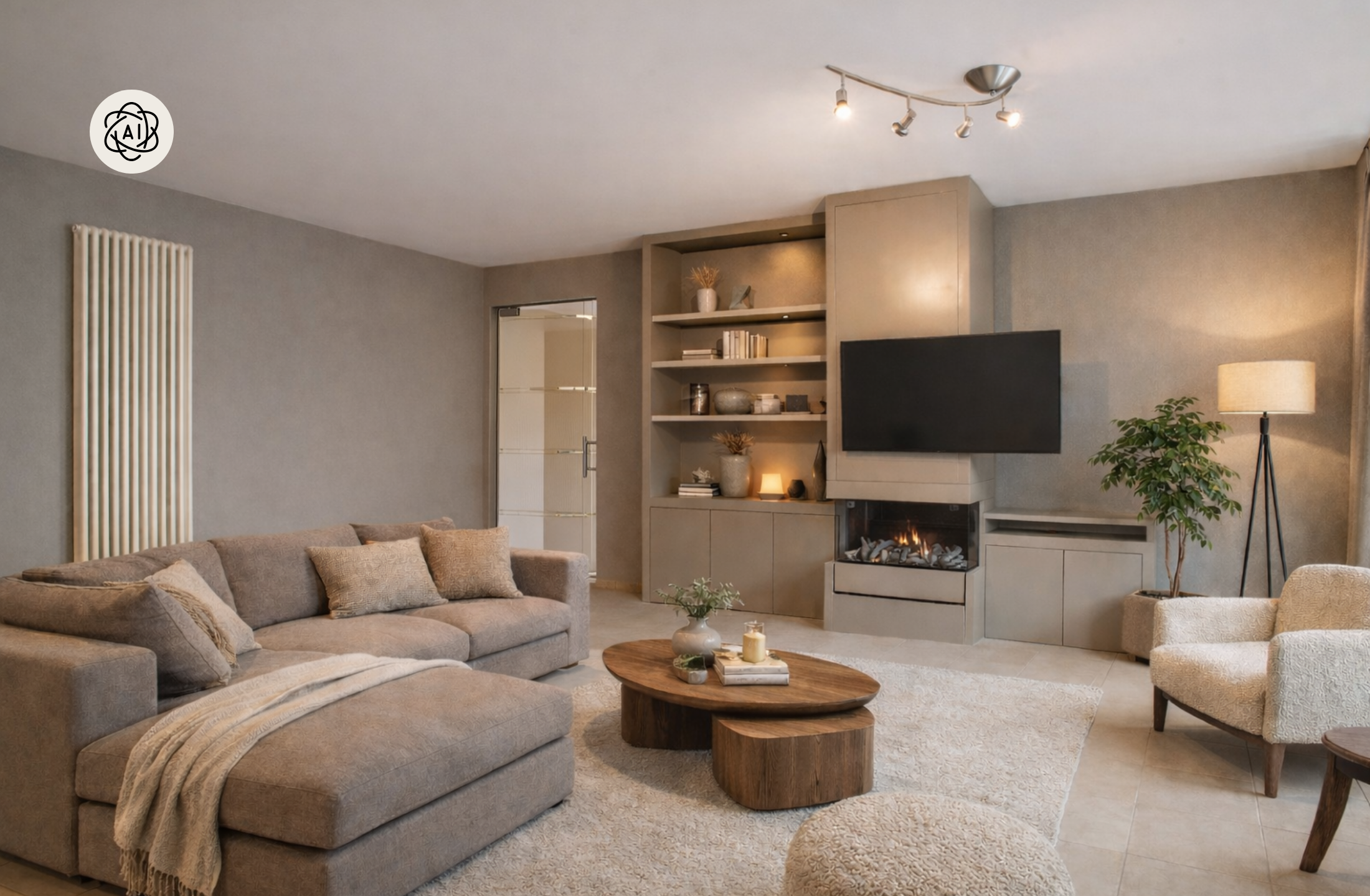  Modern 1-slaapkamerappartement met terras in centrum Deinze - foto 3