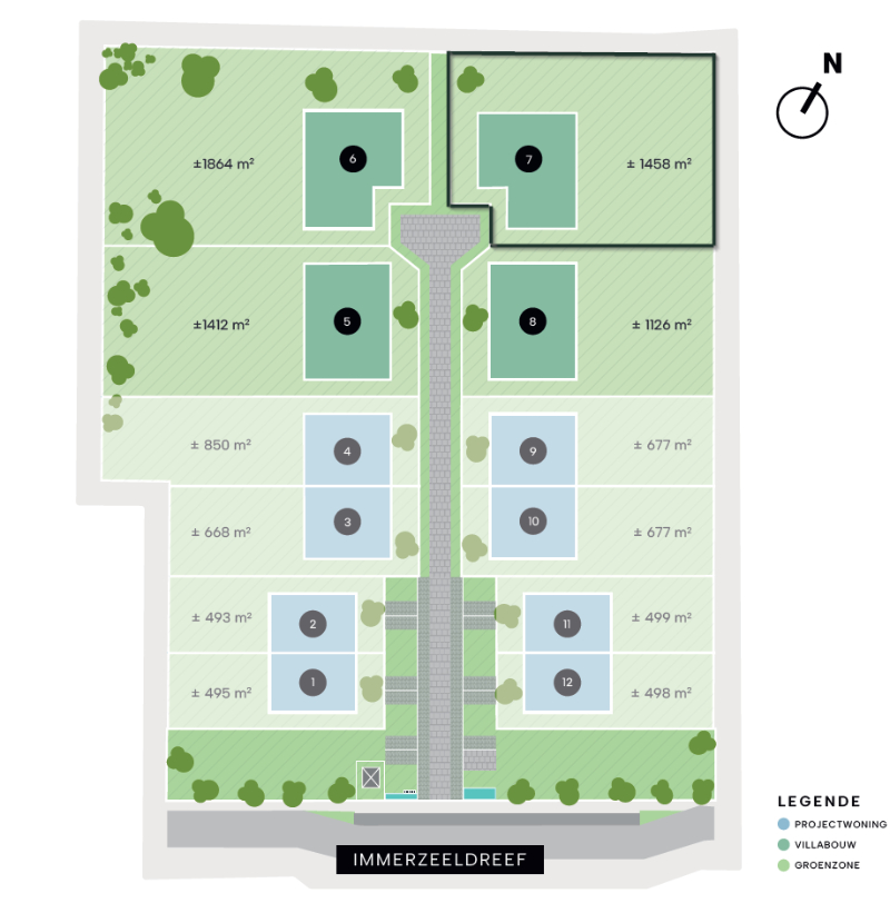 Ruime bouwgrond in Aalst | 1458 m² - foto 2