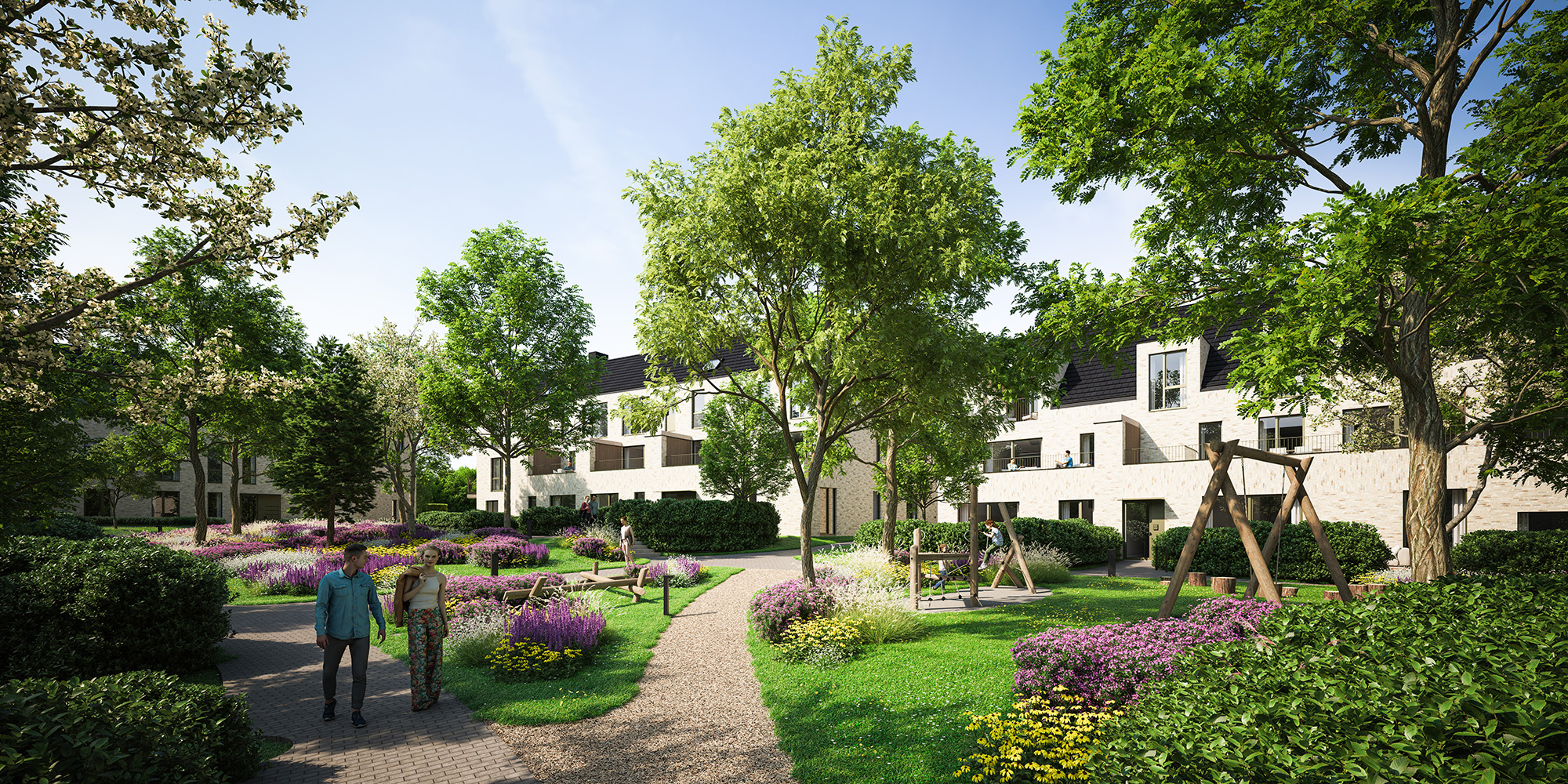 POIR: 55 appartementen en woningen in het centrum van Lennik - foto 1