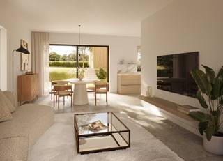 Deze woning telt <strong>3 ruime slaapkamers en heeft een aangenaam leefterras met tuin.</strong> De grote raampartijen aan de leefruimte geven uit op het volledig groene zicht achter uw tuin.<br /><br />De woning wordt voorzien van <strong>duurzame installaties</strong> om de energiekosten te drukken en de impact op het klimaat te verkleinen.  Door het gebruik van deze hedendaagse technieken zijn de woningen niet enkel heel energiezuinig maar ook volledig FUTURE PROOF (E-peil &lt;20): een duurzame en kwalitatieve investering voor de toekomst!<br /><br />Voor meer informatie ontvangen we u graag bij ons op kantoor om dit prachtige project tot in de puntjes toe te lichten. Bel nu Elien Mombaerts op het nummer 0470/38.21.30.