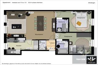 <u><strong>Praktisch appartement met twee slaapkamers op centrale locatie te Houthalen-Helchteren - ideaal voor eigen bewoning of als investering!</strong></u><br /><br /><u><strong>Troeven:</strong></u><br />- Praktische indeling<br />- 2 slaapkamers<br />- Gunstig EPC (label B!)<br />- Centrale ligging met vlotte bereikbaarheid<br />- Vernieuwde badkamer<br />- 2e badkamer mogelijk (voorlopig als dressing in gebrui)k<br />- Ideaal voor eigen bewoning OF als investeringsopportuniteit<br />- Momenteel verhuurd <br />- Nabij verbindingswegen en E314<br />- Dicht bij centrum Houthalen en Europark<br />- Toekomstige Noord-Zuid verbinding verbetert leefbaarheid in de omgeving<br /><br />We heten je welkom in dit praktisch appartement dat gelegen is in een kleinschalig complex met diverse appartementen en een winkel aan de Herebaan-Oost 14 te Houthalen-Helchteren. Vlak op de verbindingsweg van Heusden-Zolder naar Genk en op een steenworp van de Baan Hasselt-Eindhoven waar recent gestart werd met de aanleg van de Noord-Zuid verbinding die de leefbaarheid in de omgeving aanzienlijk zal verbeteren. Eveneens in de onmiddellijke omgeving ligt het bedrijventerrein Europark, het centrum van Houthalen en de op- en afrit van de E314 autosnelweg.<br /><br />Het geheel is gelegen op de eerste verdieping met een oppervlakte van 71m2. De indeling omvat de inkomhal met apart toilet, de woonkamer, een keuken en twee slaapkamers met elk hun eigen badkamer. 1 badkamer werd recent vernieuwd en ingericht met een wastafel en een ligbad/douche. De andere werd ingericht als dressing maar kan eenvoudig terug omgevormd worden tot een volwaardige badkamer mits kleine aanpassing. <br /><br />Een geschikt appartement voor eigen bewoning of als investeringseigendom om te verhuren. Momenteel is het appartement reeds verhuurd! <br /><br />Graag meer informatie gewenst of een bezoek gebracht? René staat je graag te woord.<br />Laat je contactgegevens achter onder dit zoekertje en hij neemt spoedig contact met je op.<br /><br />Tot gauw!<br />