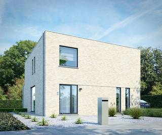 Bent u op zoek naar een bouwgrond net buiten het centrum van Herselt, op een vlot bereikbare locatie? Dan is dit west gericht perceel van 8 are exact wat u zoekt!<br />De voorgestelde moderne woning heeft een oppervlakte van 194m2. Er is een eet- en zithoek voorzien en een ruime keuken met berging. Ook zijn er 3 slaapkamers en een badkamer met bad en douche voorzien en een technische ruimte. Warmtepomp, vloerverwarming, zonnepanelen, ventilatie D+ zijn reeds voorzien.<br />Alle keuzes i.v.m. de afwerking van de woning zijn naar wens bespreekbaar. Ook het ontwerp van de woning is slechts een voorstel en kan volledig met jou op maat uitgewerkt worden. Vanaf casco afwerking biedt de woning je alvast alle zekerheden en garanties en van daaruit kan je zorgeloos verder afwerken. Een volledig afgewerkte woning is natuurlijk ook mogelijk! <br /><br />Dit project realiseren we in samenwerking met Era Nobis tel: 014 54 25 00 of via mail: westerlo@eranobis.be<br /><br />SLEUTEL-OP-DE-DEURAFWERKING<br />Ruwbouw winddicht<br />Sanitaire leidingen (inclusief hergebruik van regenwater)<br />Elektriciteit<br />Verwarming via warmtepomp met vloerverwarming<br />Pleisterwerken<br />Isolatiewerken en chape<br />EPB berekening<br />Ventilatiesysteem D+<br />Kostprijs architect en veiligheidscoördinatie inclusief<br />Zonnepanelen <br />Keuken <br />Sanitaire toestellen<br />Tegelvloeren op het gelijkvloers en in de badkamer<br />Binnendeuren in grondlaag<br />Trap in hout<br /><br />PRIJS SLEUTEL-OP-DE-DEUR <br />€ 488 499 excl. alle kosten op grond en constructie<br />€ 579950 incl. alle kosten op grond en constructie