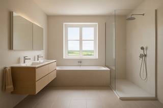 <strong>Dit is een voorbeeld van een reeds verkochte afgewerkte woning.</strong><br /><br />De indeling van de woning is nog compleet te personaliseren.<br />Mogelijkheid om tot 4 slaapkamers in te richten inclusief dressing.<br /><br />Omarm een duurzame levensstijl met milieuvriendelijke kenmerken geïntegreerd in het pand. Van zonnepanelen, domotica, energiezuinige apparaten tot een regenwaterput van 10.000 liter.<br /><br />Voor meer info, aarzel niet ons te contacteren!