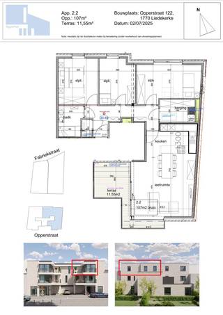 INVESTEER IN DE TOEKOMST EN KOOP EEN BEN APPARTEMENT, AANKOOP 6% btw mogelijk. BEN(Bijna Energie Neutraal): warmtepomp, vloerverwarming, hoog rendements glas, EPC A ... RESIDENTIE OPPERHOF- Nieuwbouwproject in hedendaagse architectuur, gelegen in het centrum van Liedekerke, in de onmiddellijke omgeving van winkels, scholen en bushaltes en treinstation. Het project, bestaande uit 3 bouwlagen (allen bereikbaar met lift), omvat 1 handelsruimte en 5 appartementen van 1 tot 3 slaapkamers, allen met terras. Bij elk appartement hoort een autostaanplaats. Bij dit project gaan kwaliteit, ENERGIEZUINIGHEID en functionaliteit hand in hand. U koopt deze appartementen volledig afgewerkt naar eigen smaak en wensen. Verkoop op plan volgens de WET BREYNE. Eveneens interessant als investering! Bij interesse vraag vrijblijvend het lastenboek via affligem@immoaccenta.be.