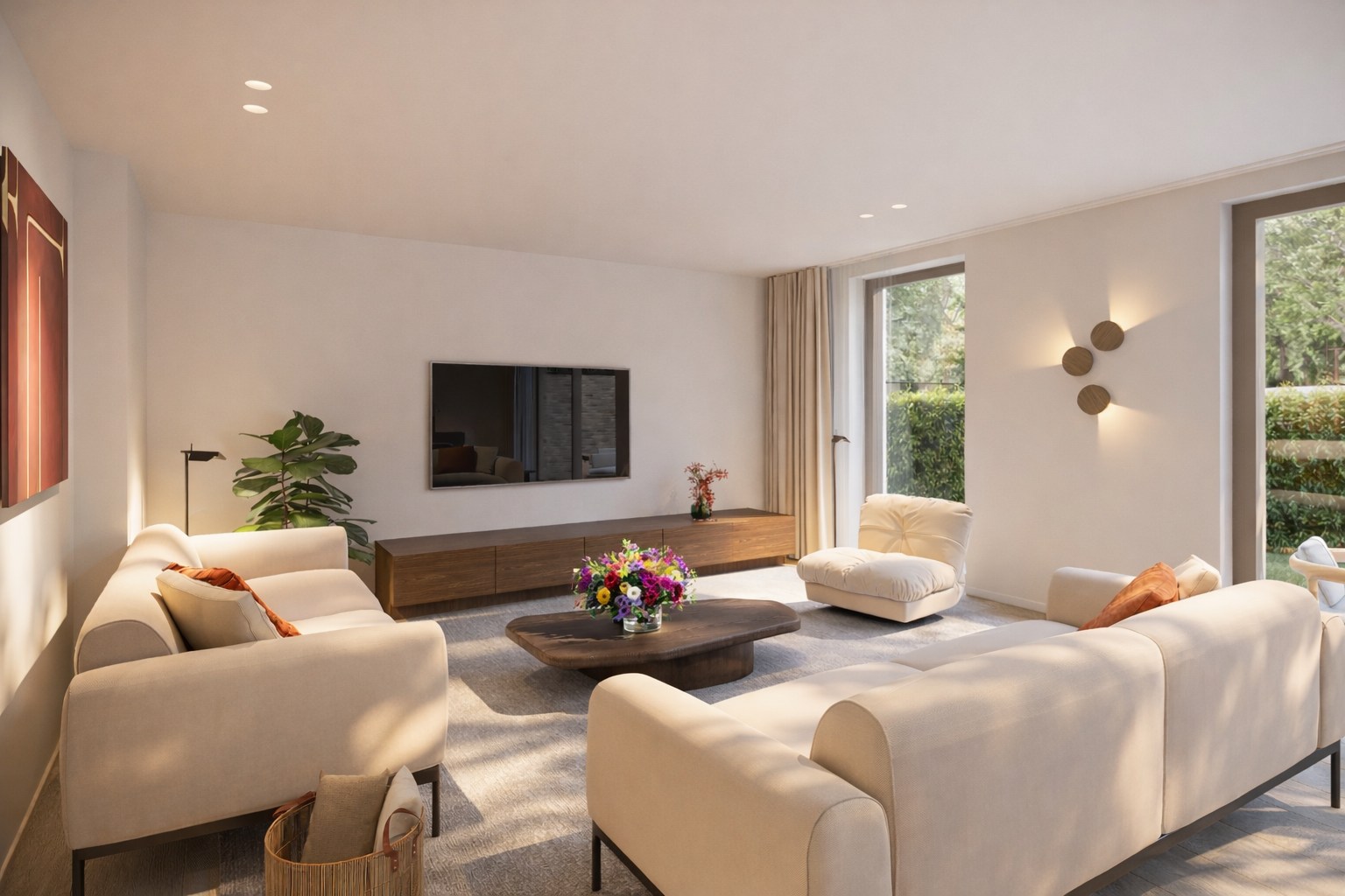 Nieuwbouw gelijkvloers appartement van 113 m² + terrassen - foto 3