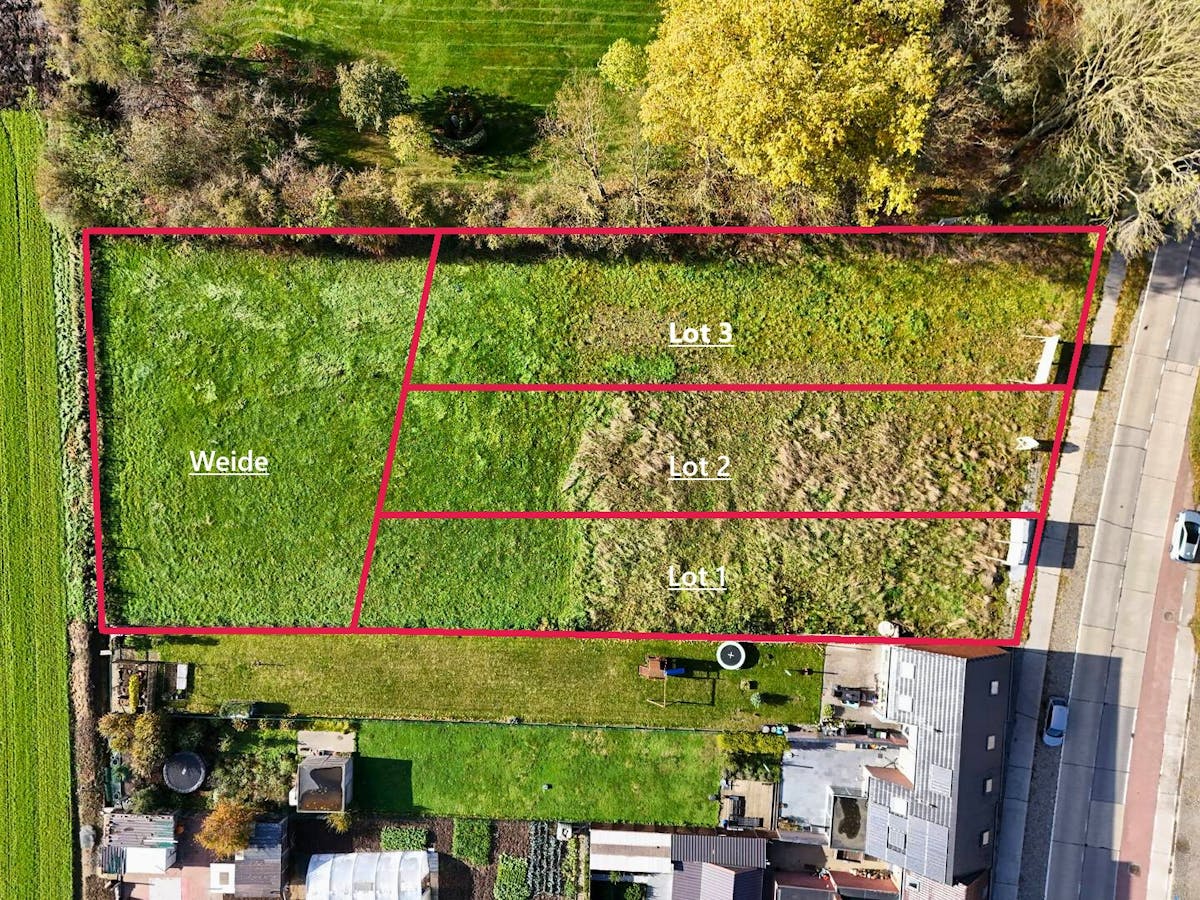 Mooi en zuidgericht stuk bouwgrond (558m²) voor halfopen bebouwing - foto 3