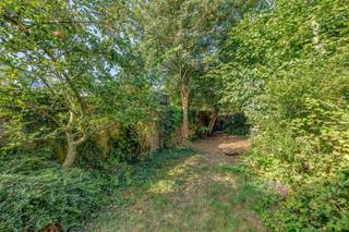 <p><span> </span></p><p><span>Op zoek naar een huis met karakter én een tuin waar je echt iets aan hebt? In deze rustige buurt in Borgerhout krijg je veel woonplezier, hoge plafonds, mooie plankenvloeren, authentieke details en een heerlijke west-gerichte tuin van ca 130 m². Met 3 volwaardige slaapkamers, een extra bureau/dressing, een grote droge kelder en het Te Boelaerpark vlakbij is dit een heerlijke gezinsplek.</span></p><p><span> </span></p><p><span>Authentieke charme & veel licht</span></p><p><span>Je komt binnen in een ruime inkomhal, en die zet meteen de toon. De originele terrazzovloer en sierlijsten geven het huis instant karakter. De originele trap met sierlijke rode leuning maakt het plaatje compleet. Vooraan ligt de leefruimte, een fijne, lichte plek met hoge plafonds, een grote raampartij aan de straatzijde en een warme plankenvloer. De sierboog deelt de ruimte subtiel op, zonder het open gevoel kwijt te spelen. Achteraan wacht een leefkeuken. De groene kasten, het houten werkblad en de vloer zorgen voor een gezellige, huiselijke sfeer. Je hebt hier een gasvuur, oven, dampkap, grote spoelbak, vaatwasser en heel wat werk- en kastruimte. Plaats genoeg ook voor een grote eettafel. Dankzij het raam, de lichtkoepel en vooral het grote schuifraam richting tuin komt hier massa’s licht binnen. </span></p><p><span>En dan die tuin! Met zo’n ca 134 m² en een westoriëntatie heb je hier een verrassend grote, groene buitenplek midden in de stad. Vlak bij de keuken ligt het betegelde terras, deels overgroeid door een druivelaar: een zalige plek voor lange etentjes buiten. Verderop wordt de tuin lekker groen, met gras, bomen en struiken die voor een fijne, natuurlijke sfeer zorgen.</span></p><p><span>Op het gelijkvloers vind je ook de badkamer, ingericht met een douche, hangtoilet, groot lavabomeubel en ingemaakte kasten. Een tof detail is het gekleurde glas dat opnieuw wat authenticiteit toevoegt.</span></p><p><span> </span></p><p><span>Slapen met zicht op het groen</span></p><p><span>Op de eerste verdieping liggen 3 slaapkamers en een extra kamer die vandaag perfect dienst kan doen als bureau, dressing of kinderkamer. De grootste slaapkamer aan de straatzijde, heeft een parketvloer en kijkt uit op het groen van de straatboom. Aan de tuinzijde liggen nog twee slaapkamers, allebei op plankenvloer en met zicht op de groene achtertuin. Vooraan is er nog een extra kamer van ca. 5 m²: ideaal als thuisbureau, dressing, babykamer of handige berging. Ook de overloop krijgt natuurlijk licht binnen via een lichtkoepel. </span></p><p><span>Onder het huis zit bovendien nog een kelder van ca. 30 m² met aansluiting voor een wasmachine en vooral héél veel opslagruimte.</span></p><p><span> </span></p><p><span>Groen wonen in Borgerhout</span></p><p><span>Je woont hier in de Spillemansstraat, een rustige buurt waar heel wat jonge gezinnen hun plek gevonden hebben. Het Te Boelaerpark ligt vlakbij voor een wandeling, een rondje joggen of wat groen met de kinderen. Een Delhaize vind je om de hoek en ook voor leuke horeca hoef je niet ver. Met busverbindingen in de buurt en een Velo-station aan het Te Boelaerpark geraak je bovendien vlot richting de rest van de stad.</span></p><p><span> </span></p>