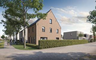 Open bebouwing in hedendaagse stijl op lot 5 in deze nieuwe residentieel gelegen verkaveling. De woning omvat ruime lichtrijke woonkamer met...