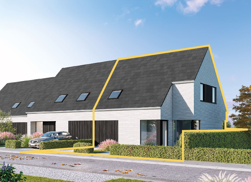 Hedendaagse halfopen duurzame nieuwbouw - foto 1