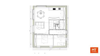 Rustig gelegen alleenstaande nieuwbouwwoning (gelijkvloers) met 2 slaapkamers en zonnige tuin in PassendaleIn de dorpskern van Passendale en op...