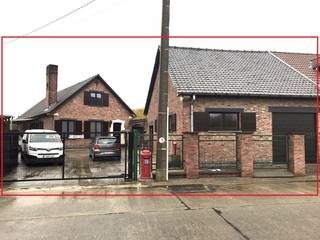 Deze eigendom omvat een woning (205 m² bewoonbare opp)  MET  bijgebouw (85 m² en een garage (21,5 m²) en ruime parkeermogelijkheid,  op een...