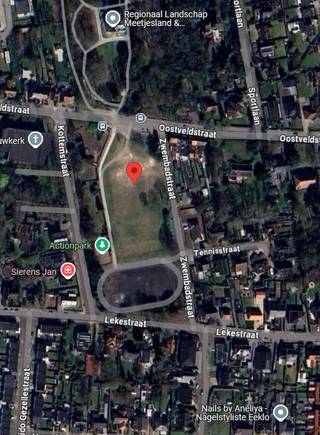 Unieke groen-georiënteerde projectzone voor meergezinswoningen aan het Heldenpark in Eeklo, waarbij de projectzone (met een maximum van 2.101...