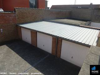 Centraal gelegen garagebox nabij het station van Knokke. Gemakkelijke inrit. Meer info &amp; bezoek via kantoor [nieuw]