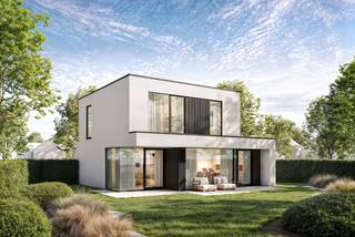 In een nieuwe woonbuurt 'Akkerrand', aan een invalsweg van de Oostmeetstraat ligt een mooi stuk bouwgrond (lot 5) met een oppervlakte van 497 m² en een ideale zuidwestelijk georiënteerde tuin waar Dumobil deze instapklare nieuwbouwvilla kan realiseren. De woning combineert moderne architectuur met energiezuinige technieken en een doordachte indeling, ideaal voor comfortabel en toekomstgericht wonen. De villa wordt uitgevoerd in crepi met stijlvolle accentgevelbekleding, wat zorgt voor een tijdloze en elegante uitstraling. Deze woning is een basisvoorstel specifiek voor deze bouwgrond en kan nog volledig naar smaak gekozen worden.<br /><br />De woning is voorzien van een lichtrijke leefruimte en open keuken met keukeneiland en een aansluitende berging/wasplaats. Op het gelijkvloers is daarnaast een aparte bureauhoek voorzien en een apart gastentoilet. Op de eerste verdieping vinden we 3 volwaardige slaapkamers, een ruime badkamer met dubbele wastafel, inloopdouche én bad, nog een apart toilet en een handige berging. De grondplannen zijn optimaal uitgewerkt met oog voor licht, ruimte en functionaliteit. Buiten geniet u van een zuidwestelijk gerichte tuin, ideaal om volop te genieten van de namiddag- en avondzon. Voor de wagen is er een carport voorzien aan de woning. De villa wordt uitgerust met de nieuwste technieken zoals zonnepanelen met hybride omvormer, ventilatiesysteem D met warmterecuperatie, warmtepomp met koelmodule en vloerverwarming op zowel het gelijkvloers als de verdieping. Dit alles resulteert in een uiterst energiezuinige en comfortabele woonervaring, zowel in de zomer als in de winter.<br /><br />Bent u op zoek naar een moderne nieuwbouwwoning voor toekomstgericht wonen die u nog naar uw hand kan zetten terwijl wij de werkzaamheden op ons nemen? Neem dan zeker contact met ons op. 051 40 10 12 | info@dumobil.be. Of maak een persoonlijke afspraak met één van onze bouwadviseurs op ons kantoor of tijdens één van onze bezoekdagen in onze kijkwoning in Tielt of Erpe-Mere| Bekijk het verder op ons website:<strong> <u>www.dumobil.be/nl/villabouw/bouwgronden/koekelare-moderne-nieuwbouwvilla-in-autoluwe-buurt</u></strong><br /><br />De vermelde vanafprijs van de woning is de gecalculeerde optelsom van de grondprijs, de constructieprijs, de architect- en de infrastructuurkost volgens het basisbestek. Exclusief bijkomende kosten zoals de aansluitingskosten, registratierechten, notariskosten, btw en de kosten voor landmeter en verkavelingsakte.