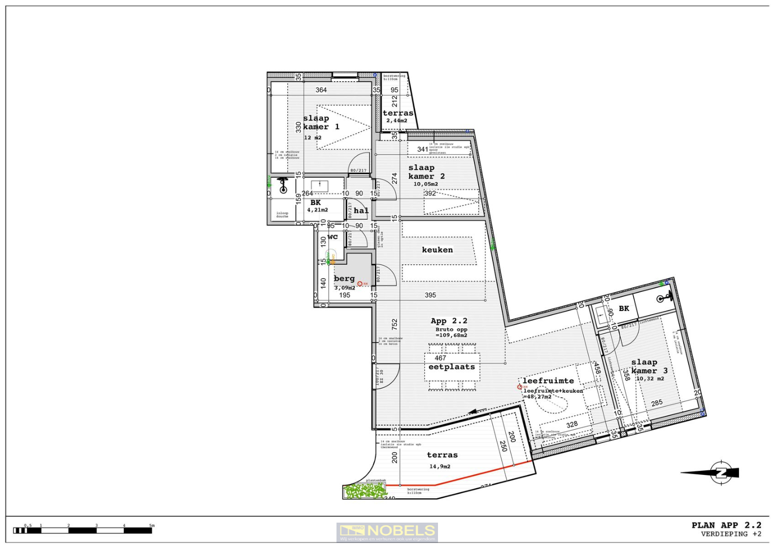 Te koop, stijlvol 3-slaapkamerappartement met zonneterras - photo 4