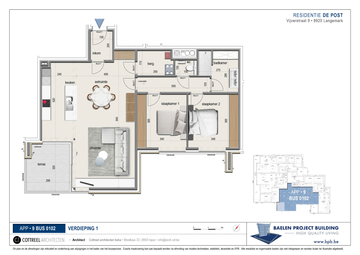 14 LUXE NIEUWBOUW APPARTEMENTEN MET RUIME TERRASSEN EN GARAGE - foto 2