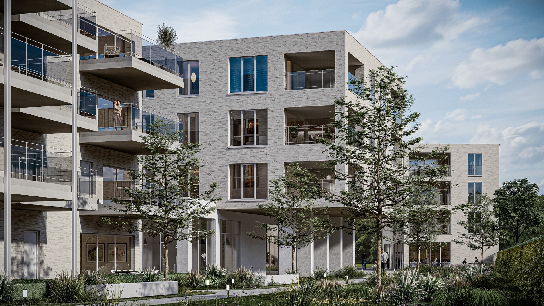 Project van 77 appartementen en 4 commerciële ruimtes in centrum Geel - foto 2