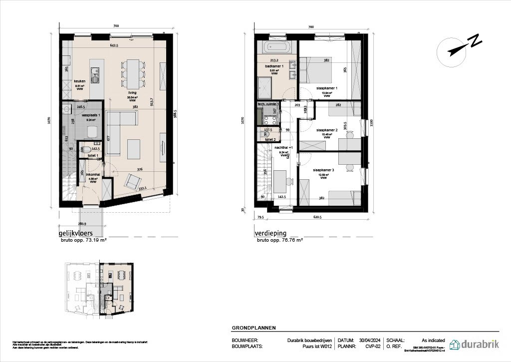 A+ woning met 3 slaapkamers - photo 2