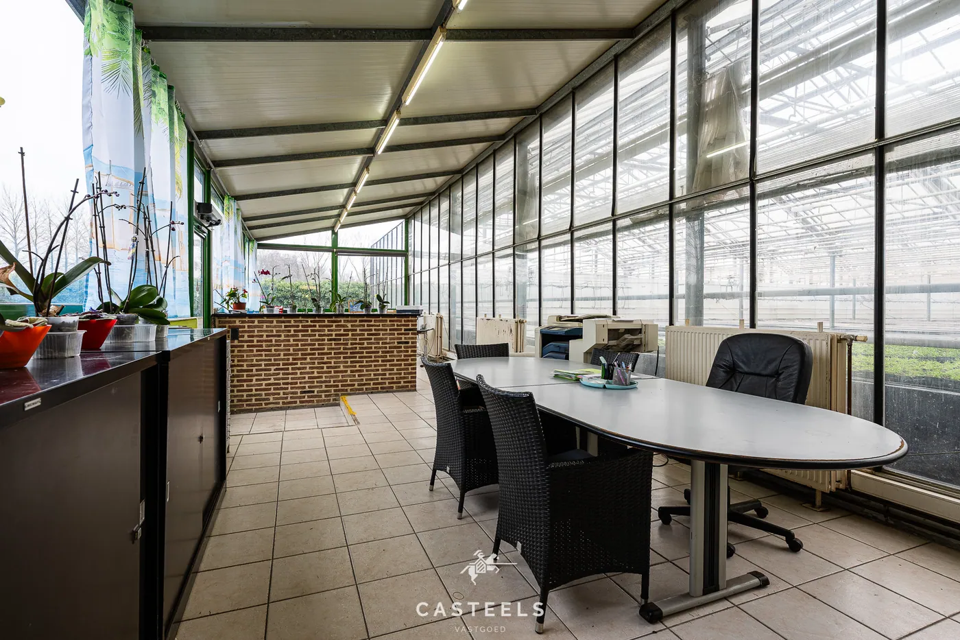 Tuinbouwbedrijf (1,98 ha) met 9.400m² serres en bedrijfswoning nabij E17/R4 - foto 5