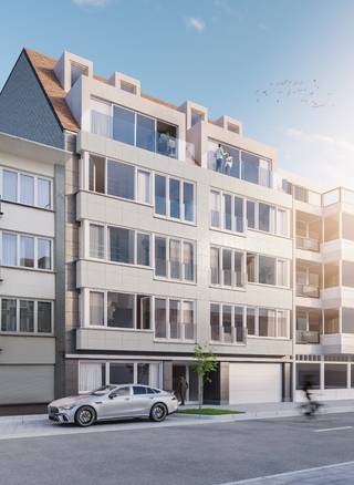 Exclusieve Nieuwbouwappartementen in Res. Akropolis – Knokke<br /><br />Welkom in Residentie Akropolis, een renovatieproject in het hart van Knokke. Deze stijlvolle appartementen combineren hedendaags wooncomfort met hoogwaardige afwerking, ideaal voor wie op zoek is naar luxe en ruimte.<br /><br />Waarom kiezen voor Residentie Akropolis?<br />✔ Ruime en lichtrijke appartementen met een brede gevel<br />✔ Hoogwaardige afwerking met luxueuze materialen zoals eiken parketvloeren<br />✔ Volledig uitgeruste keukens nog in te delen naar de wensen van de klant<br />✔ Ruime terrassen zuidgericht<br />✔ Duurzaam en energiezuinig: moderne ventilatiesystemen, individuele verwarmingsinstallatie op aardgas en superisolerend buitenschrijnwerk<br />✔ Privatieve bergingen en fietsenstalling beschikbaar<br /><br />Toplocatie in Knokke<br />Gelegen aan de Zoutelaan, op wandelafstand van het strand, exclusieve boetieks en gastronomische restaurants. Een unieke kans voor zowel vaste bewoners als tweede verblijvers!<br />Meer info of een bezoek? Contacteer ons voor een afspraak en ontdek de unieke troeven van deze appartementen!<br />Oplevering voorzien begin 2026.<br />Verkoop volledig onder registratierechten.