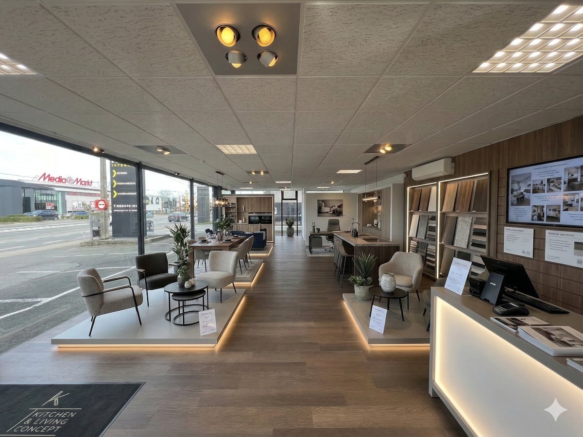 Showroom d'environ 110 m² avec 5 places de parking dans le Mammoth Center - photo 4