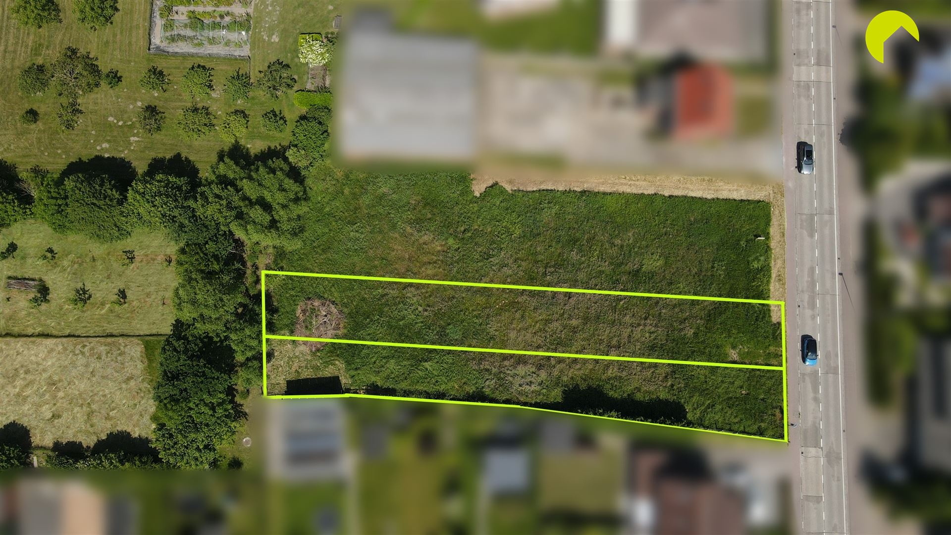 ZW-gericht perceel bouwgrond voor halfopen bebouwing - foto 2