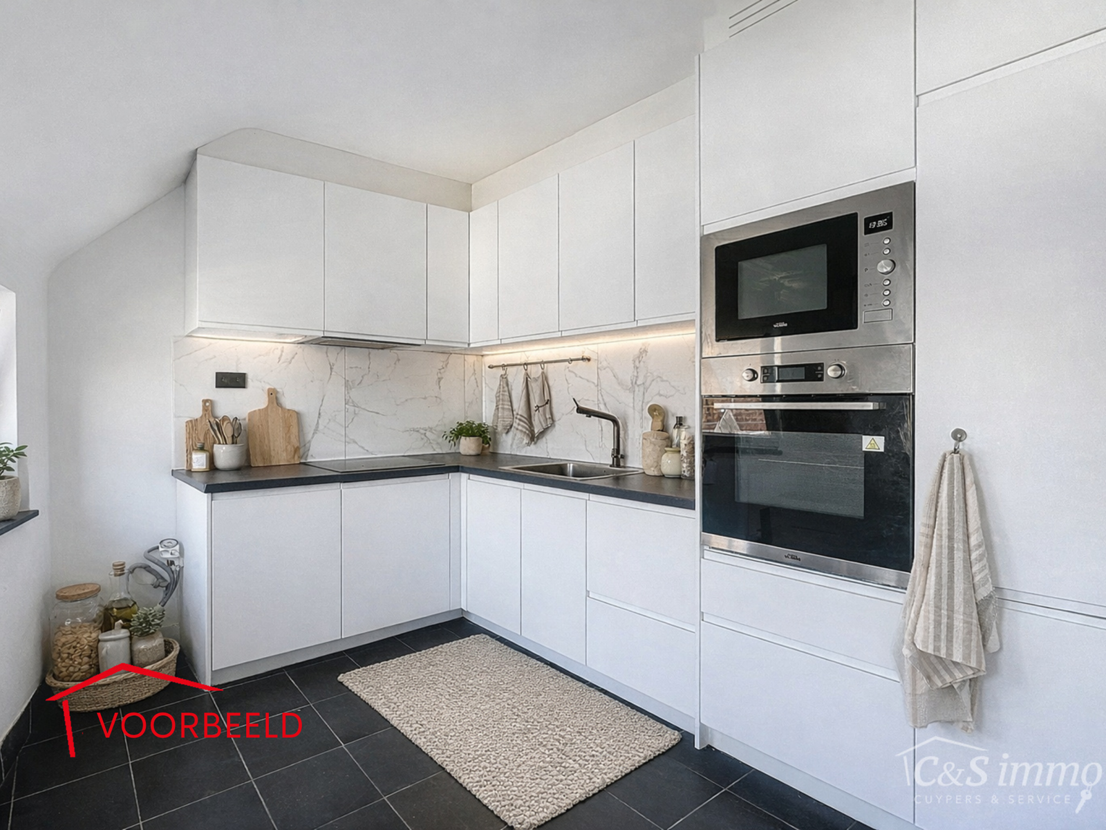 Instapklare duplex in Deurne met 2 slaapkamers - foto 3