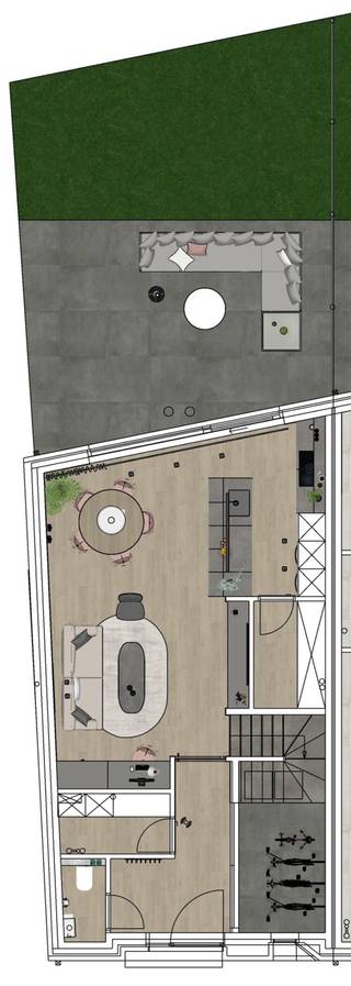 Maison neuve fermée en gros oeuvre fermé (casco) à vendre, située dans une rue calme avec jardin orienté sud-ouest offrant une belle vue, tout...