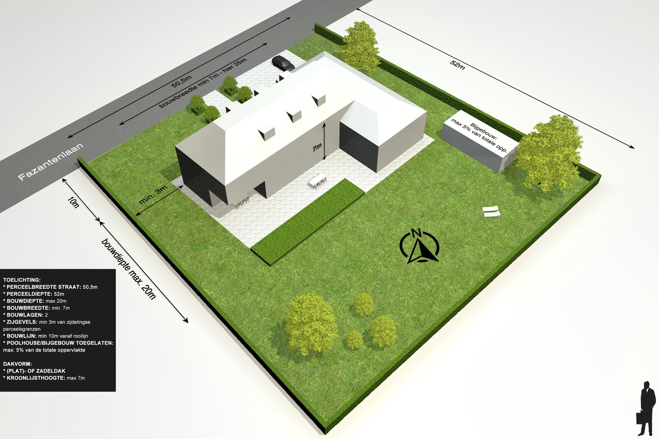 Zuidgeoriënteerde bouwgrond van ca. 2.502 m² te Oostmalle - foto 2