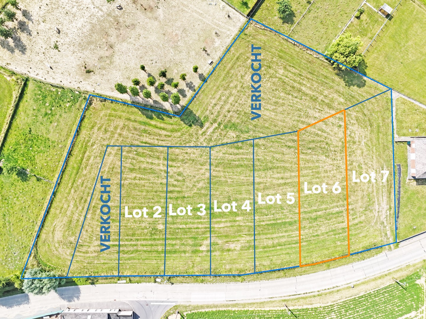 Bouwgrond voor open bebouwing op +/- 8 are te Zottegem - foto 3
