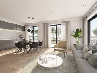 Met trots presenteren wij Residentie “Eclips”, een stijlvol en modern woonproject gelegen aan de IJzerlaan in Middelkerke. De residentie bestaat uit drie gebouwen, met daaronder een ruime, gemeenschappelijke kelder van twee verdiepingen die plaats biedt aan 102 garages. Dankzij de centrale ligging bevindt het project zich op wandelafstand van het centrum en de zeedijk, wat het zowel voor bewoners als bezoekers bijzonder aantrekkelijk maakt. In het ontwerp van dit gebouw speelt de architect met kleuren, contrasten en duurzame materialen, waardoor het geheel perfect in het straatbeeld past en tegelijk een tijdloze uitstraling krijgt. De appartementen beschikken over 1, 2 of 3 slaapkamers. In de kelderverdieping zijn naast de garages ook nog private kelderbergingen voorzien alsook een vuilnisberging en fietsenberging. De garages voldoen aan de huidige wetgeving betreft het stallen en het opladen van elektrische wagens, alle voorzieningen zijn aanwezig. Bij het ontwerp van de appartementen staan kwaliteit en comfort voorop. Er wordt veel aandacht besteed aan de praktische indeling en privacy.