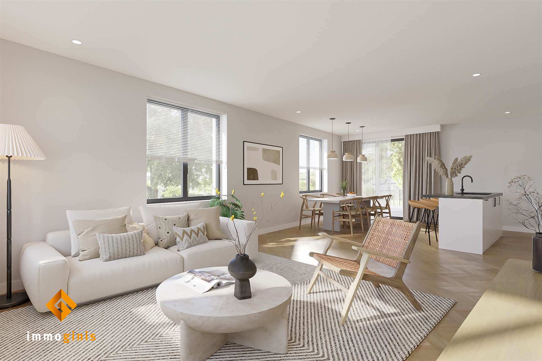 Gelijkvloers appartement met 2 slaapkamers en een gezellig tuintje. - foto 4