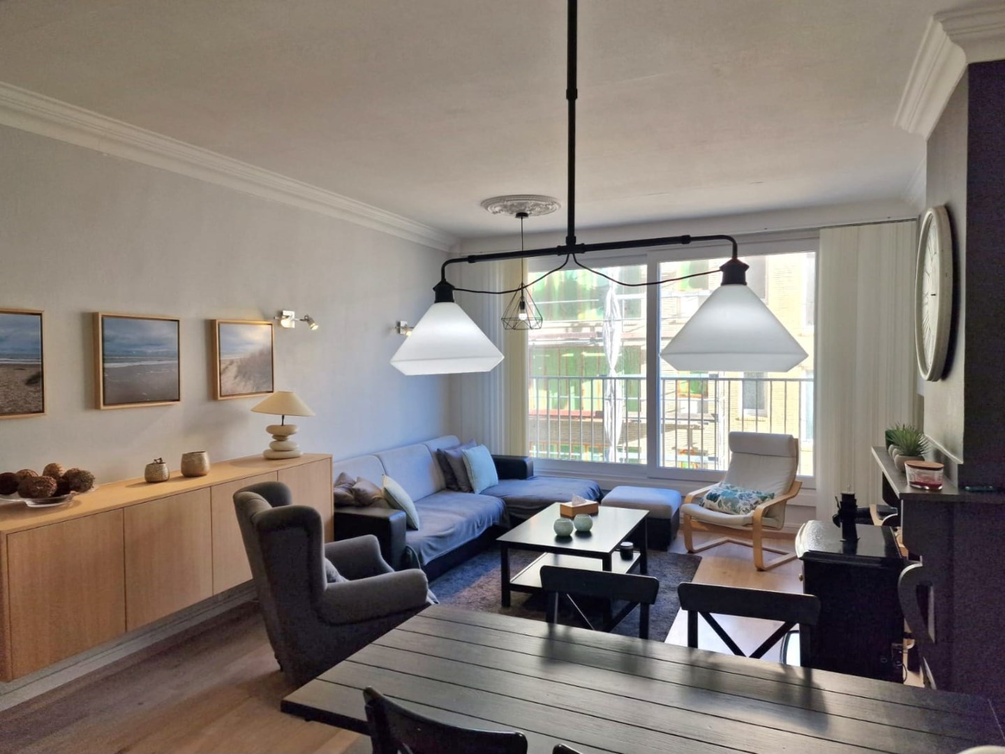 INSTAPKLAAR &amp; GEZELLIG 2 SLAAPKAMER APPARTEMENT MET ZIJDELINGS ZEEZICHT GELEGEN OP EEN BOOGSCHEUT VAN HET STRAND EN HET CENTRUM VAN DE PANNE - foto 5