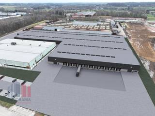 Nieuwbouw logistiek pand, gelegen in het industriële hart van Seneffe, biedt een totale oppervlakte van 13.800 m² en is uitstekend bereikbaar...